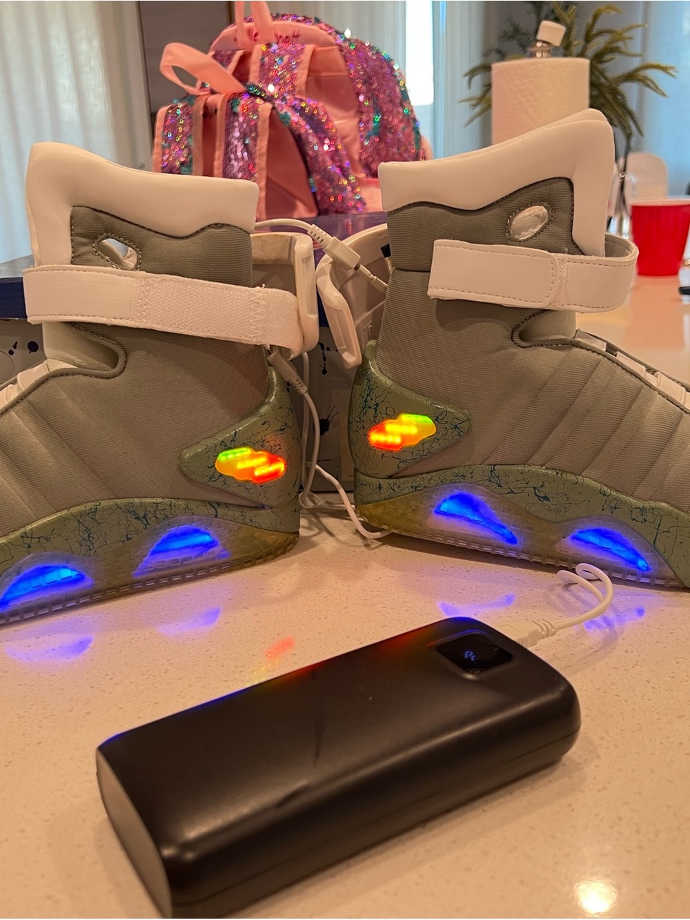 Universal Studios Back to The Future II Air Mag 2 Light Up Shoes Sneakers 6